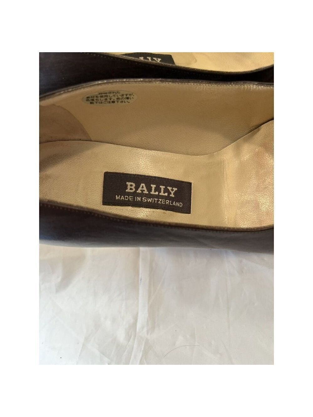 Bally Marggiore Leather pump brown Womens Size 5 - Picture 11 of 16